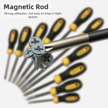 Κατσαβίδι με σταυροειδή κεφαλή, πλαστικό σώμα, λαβή από κράμα χρωμιοβάνιο