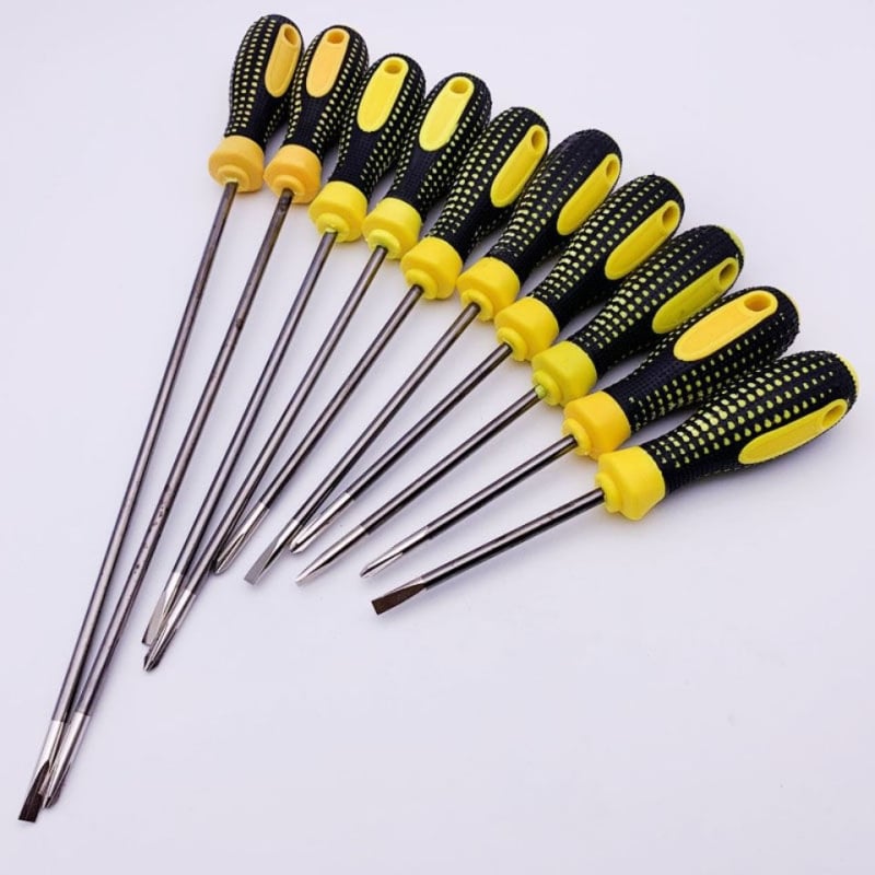 Κατσαβίδι με σταυροειδή κεφαλή, πλαστικό σώμα, λαβή από κράμα χρωμιοβάνιο