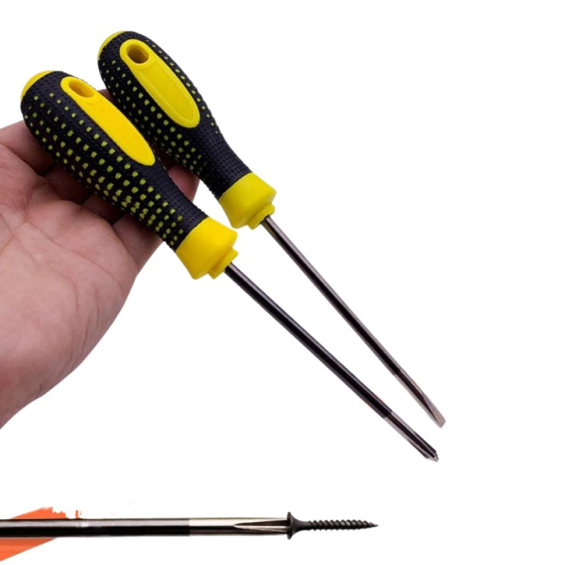 Κατσαβίδι με σταυροειδή κεφαλή, πλαστικό σώμα, λαβή από κράμα χρωμιοβάνιο