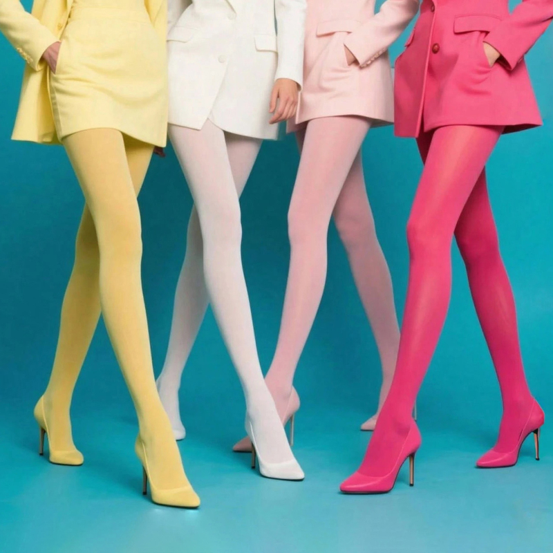 Colanți catifelati 100D pentru modelare, absorbție a transpirației, anti-agățare, deodorant, 80–90% nailon