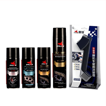 Sai Ling motorkerékpár lánc karbantartó készlet — lánctisztító, kenőanyag és mosó, gyanta alapú kivitel, dobozos csomagolás