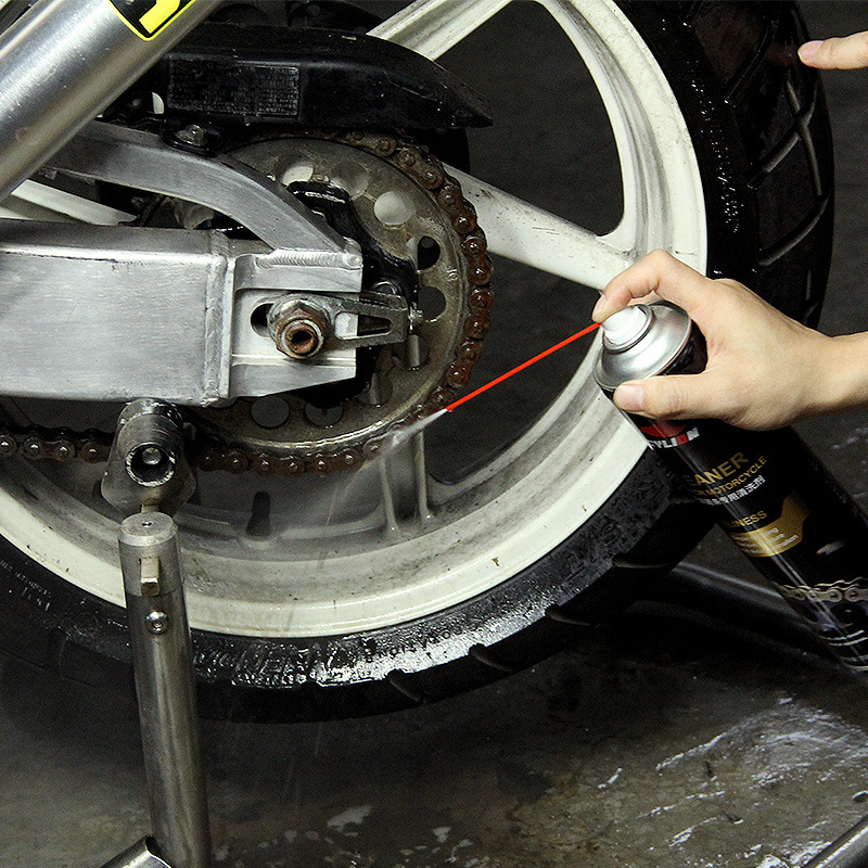 Sai Ling motorkerékpár lánc karbantartó készlet — lánctisztító, kenőanyag és mosó, gyanta alapú kivitel, dobozos csomagolás