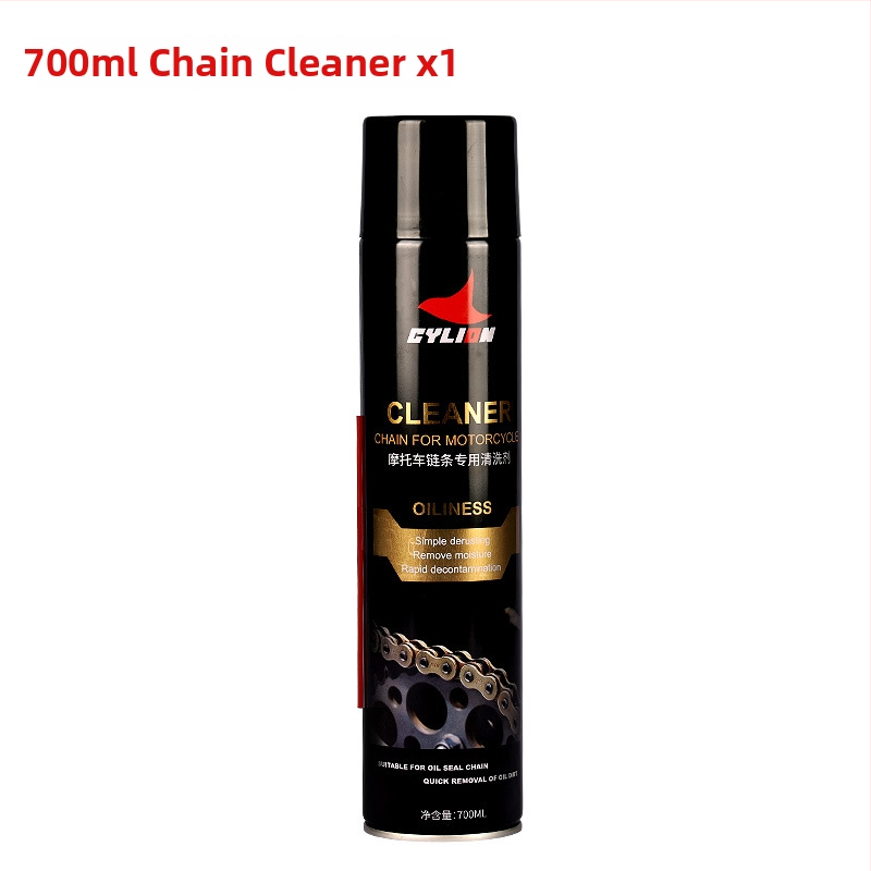 Sai Ling motorkerékpár lánc karbantartó készlet — lánctisztító, kenőanyag és mosó, gyanta alapú kivitel, dobozos csomagolás