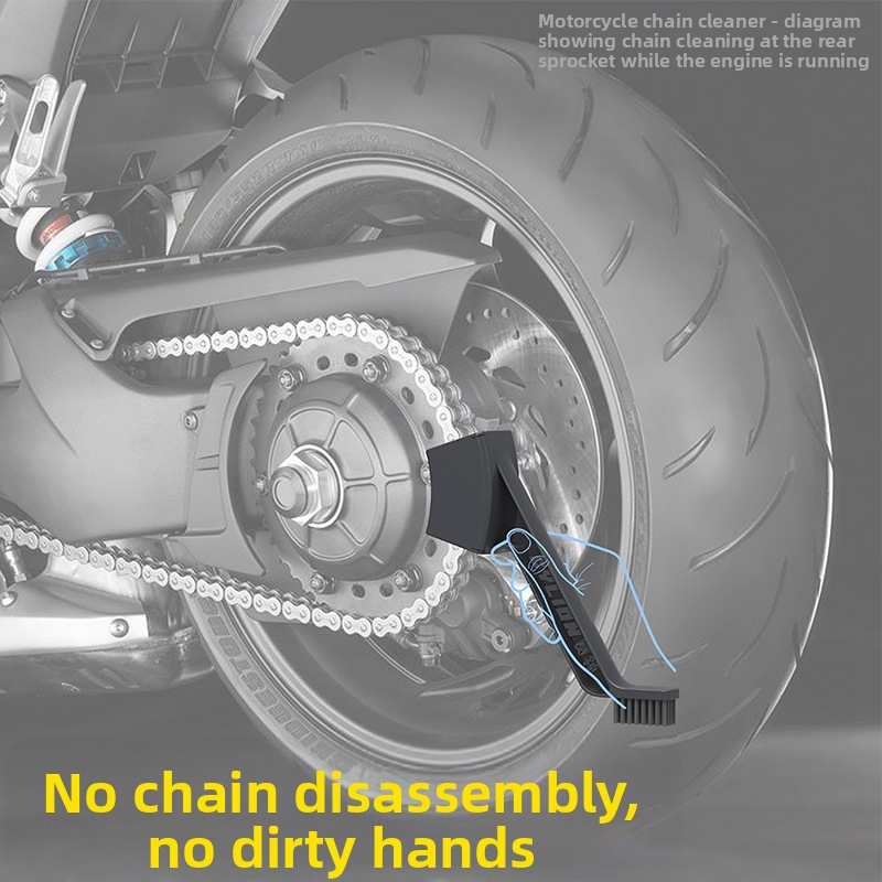 Sai Ling motorkerékpár lánc karbantartó készlet — lánctisztító, kenőanyag és mosó, gyanta alapú kivitel, dobozos csomagolás