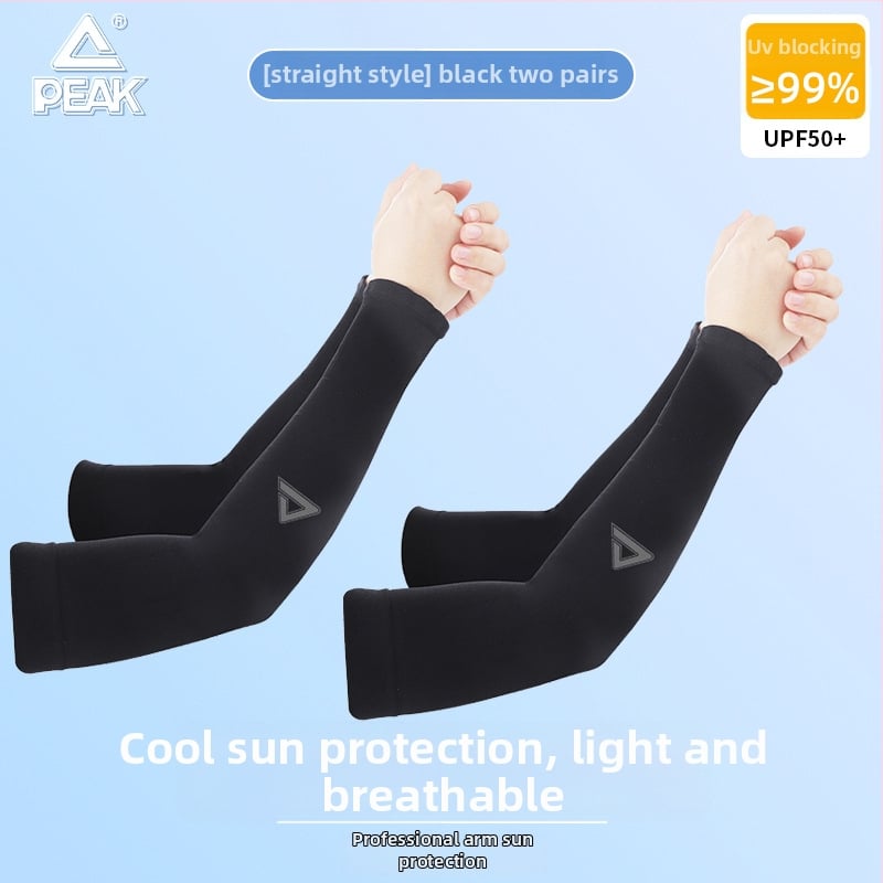 Rokas aizsargi ar UV aizsardzību, Ice Silk neilona audums, neilona saturs 51–60%, Korejas stila dizains