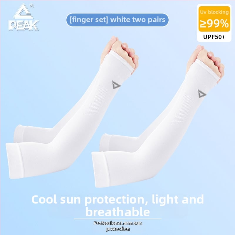 Rokas aizsargi ar UV aizsardzību, Ice Silk neilona audums, neilona saturs 51–60%, Korejas stila dizains