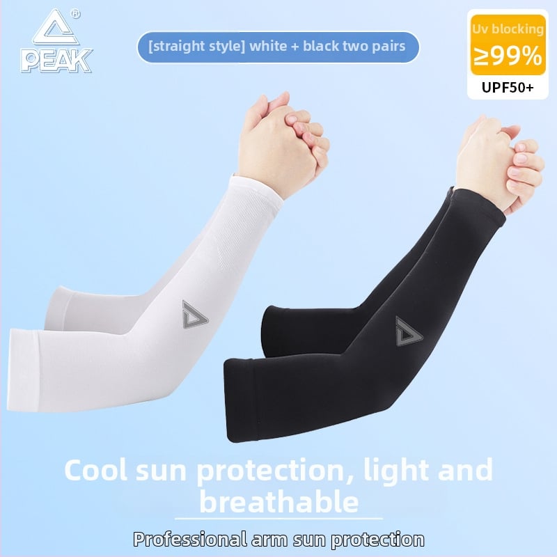 Rokas aizsargi ar UV aizsardzību, Ice Silk neilona audums, neilona saturs 51–60%, Korejas stila dizains