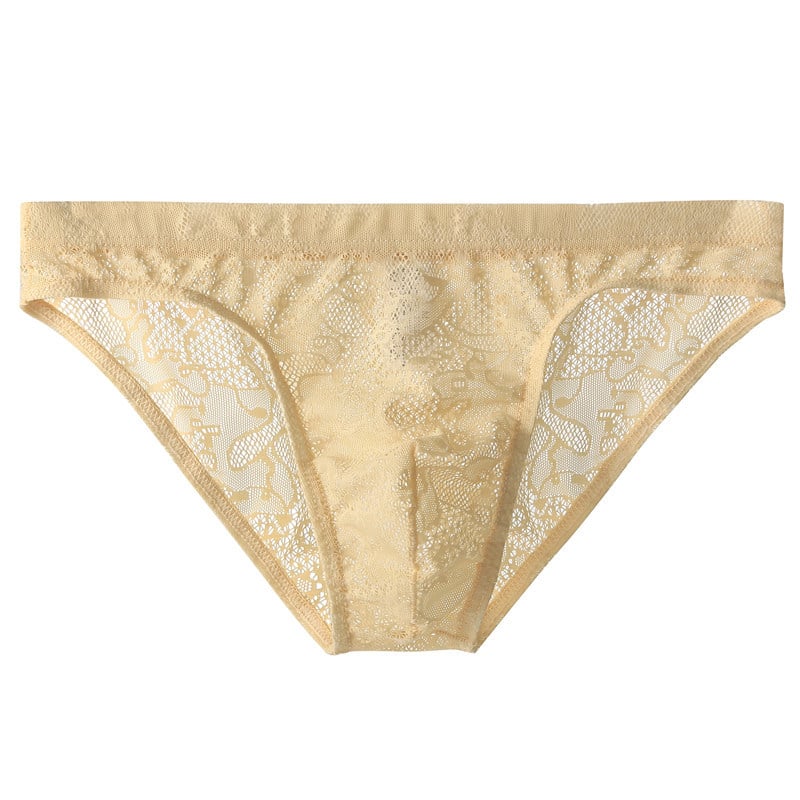 Muške čipkaste gaćice s niskim strukom, prozračne Ice Silk
