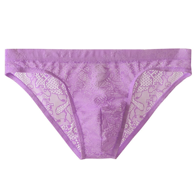 Muške čipkaste gaćice s niskim strukom, prozračne Ice Silk