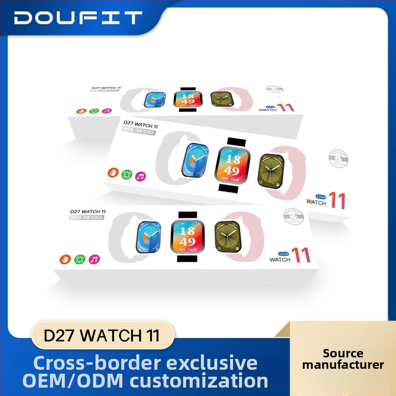 Έξυπνο ρολόι D27Watch11 – αθλητικό περίβλημα, IPS οθόνη, ασύρματη φόρτιση, μέτρηση καρδιακού ρυθμού και οξυγόνωσης του αίματος, παρακολούθηση ύπνου