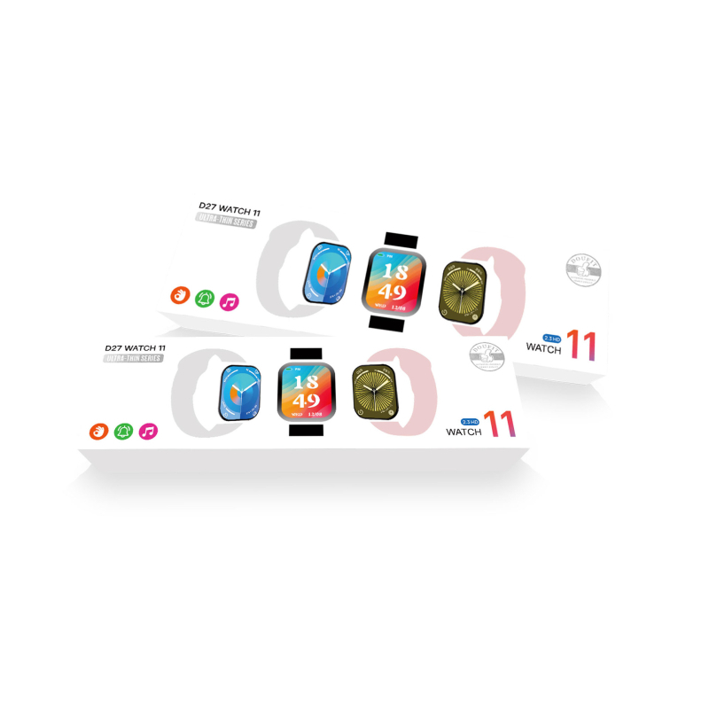 Έξυπνο ρολόι D27Watch11 – αθλητικό περίβλημα, IPS οθόνη, ασύρματη φόρτιση, μέτρηση καρδιακού ρυθμού και οξυγόνωσης του αίματος, παρακολούθηση ύπνου