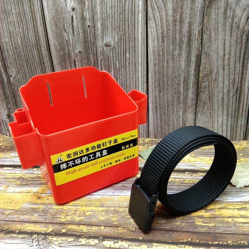 Пояс за пирони от подсилен найлон с чанта за инструменти — строителна чанта