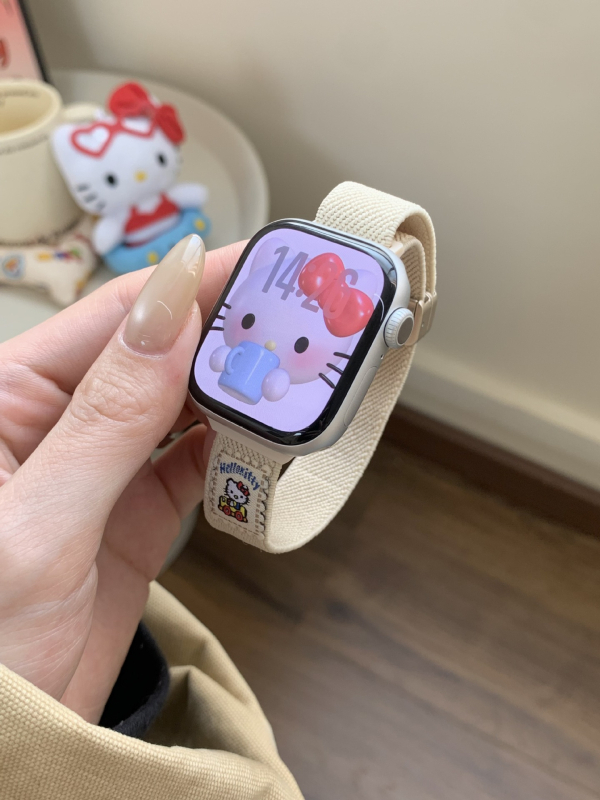 Najlonski remen za Apple Watch s magnetskom kopčom, kompatibilan sa Series 11, iWatch 10. generacije 9876SE