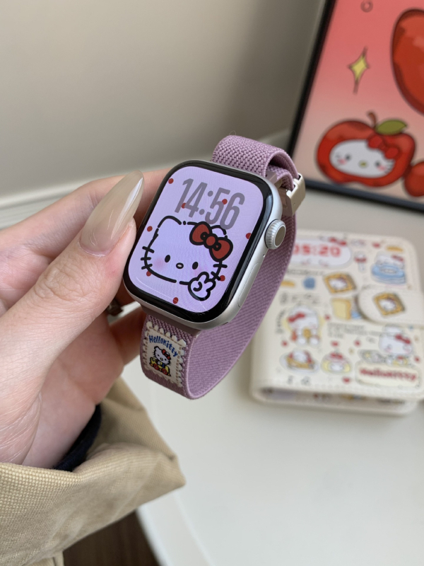 Najlonski remen za Apple Watch s magnetskom kopčom, kompatibilan sa Series 11, iWatch 10. generacije 9876SE