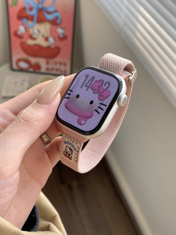 Najlonski remen za Apple Watch s magnetskom kopčom, kompatibilan sa Series 11, iWatch 10. generacije 9876SE