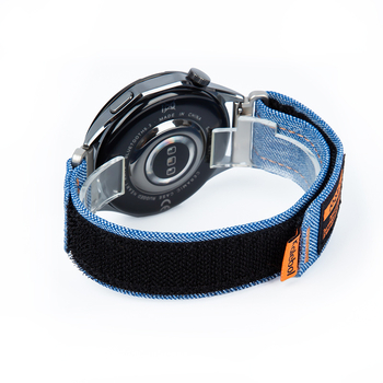 Beautiful Mountain Denim Canvas αθλητικό λουρί ρολογιού για Huawei GT5/GT4/Pro/3, 20mm/22mm, Velcro κούμπωμα, βάρος 14.6 g