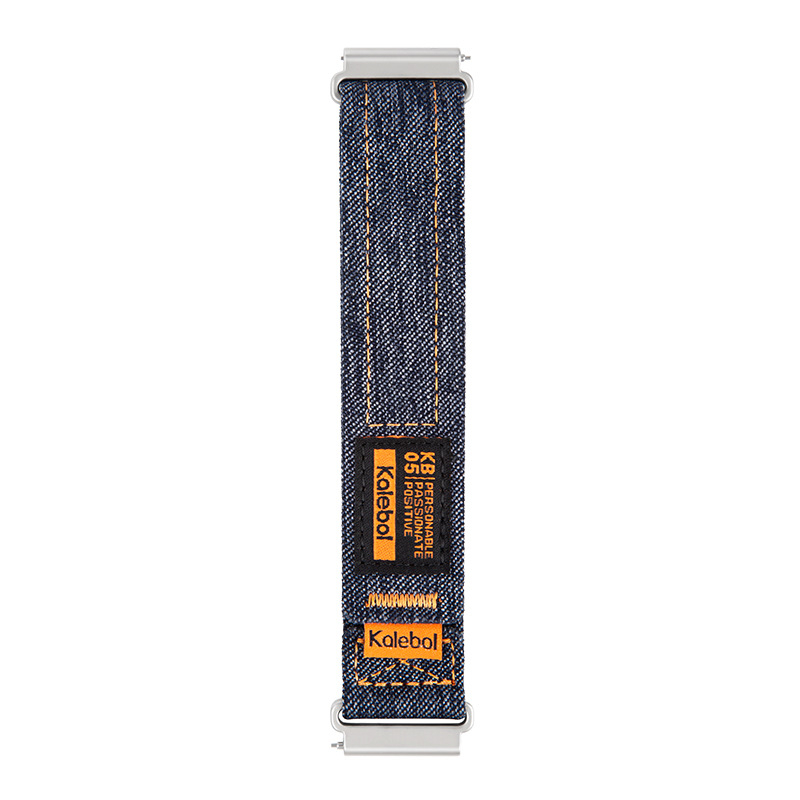 Beautiful Mountain Denim Canvas αθλητικό λουρί ρολογιού για Huawei GT5/GT4/Pro/3, 20mm/22mm, Velcro κούμπωμα, βάρος 14.6 g