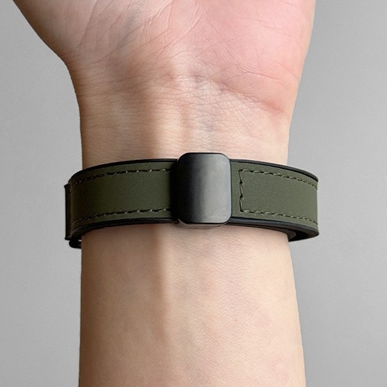 Silikonska narukvica za Xiaomi Mi Band 10 s magnetskim kopčom – Crazy Horse uzorak, sportski stil