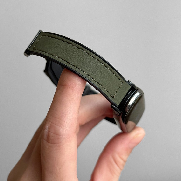 Silikonska narukvica za Xiaomi Mi Band 10 s magnetskim kopčom – Crazy Horse uzorak, sportski stil