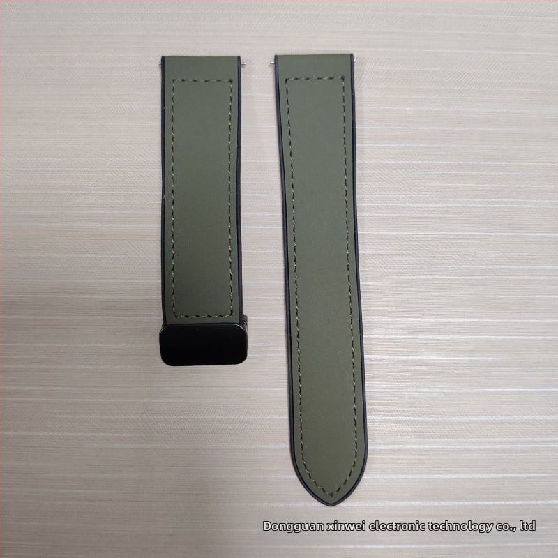 Remen za Huawei Watch GT5/GT3 i Samsung, mat Crazy Horse koža s silikonskom podlogom i magnetskim kopčom, 20/22 mm
