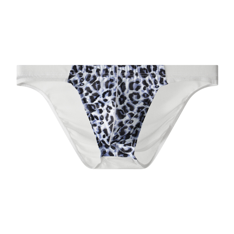 Muške gaćice leopard uzorka od mreže, prozirne i prozračne, moderne i seksi, velika veličina