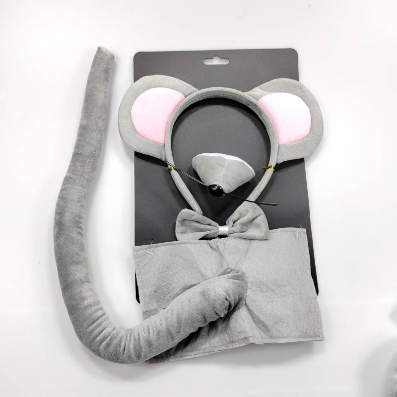 Halloween cosplay set traka za glavu s crtanim životinjskim dizajnom, za odrasle, rekviziti za nastupe, izdanje jesen 2025, na skladištu