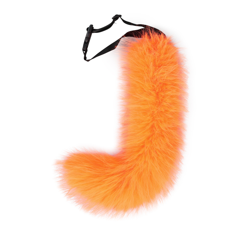 Kézzel készített plüss rókafarok cosplayhoz – kellék Halloween partyhoz, felnőtteknek