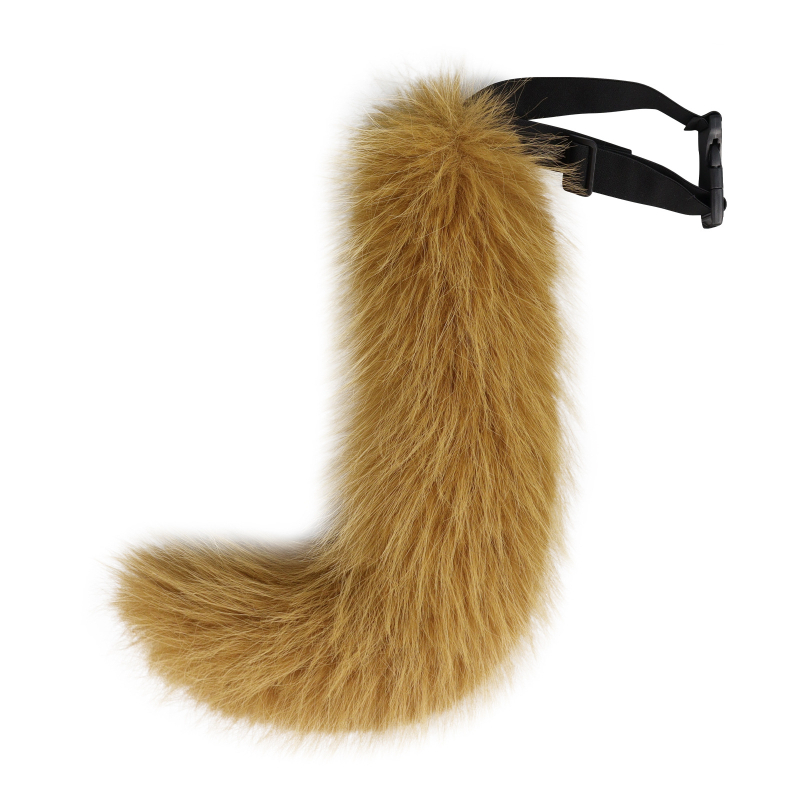 Kézzel készített plüss rókafarok cosplayhoz – kellék Halloween partyhoz, felnőtteknek