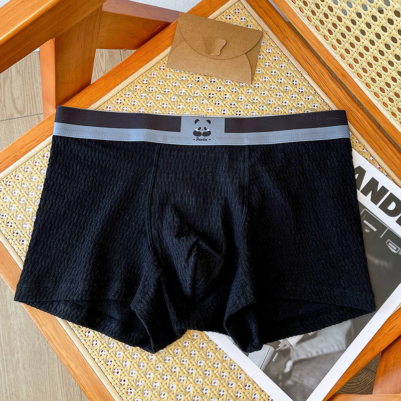 3-pack muških bokserica od pamuka, prozračnih, antibakterijskih, srednje visine struka