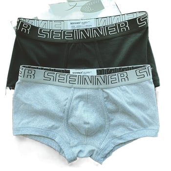 Meeste puuvillased bokserid, keskmise rise, tuharate tõstmine, hingavad, jaapani stiilis