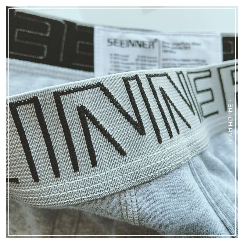 Meeste puuvillased bokserid, keskmise rise, tuharate tõstmine, hingavad, jaapani stiilis