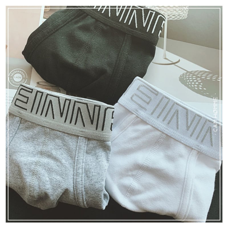 Meeste puuvillased bokserid, keskmise rise, tuharate tõstmine, hingavad, jaapani stiilis