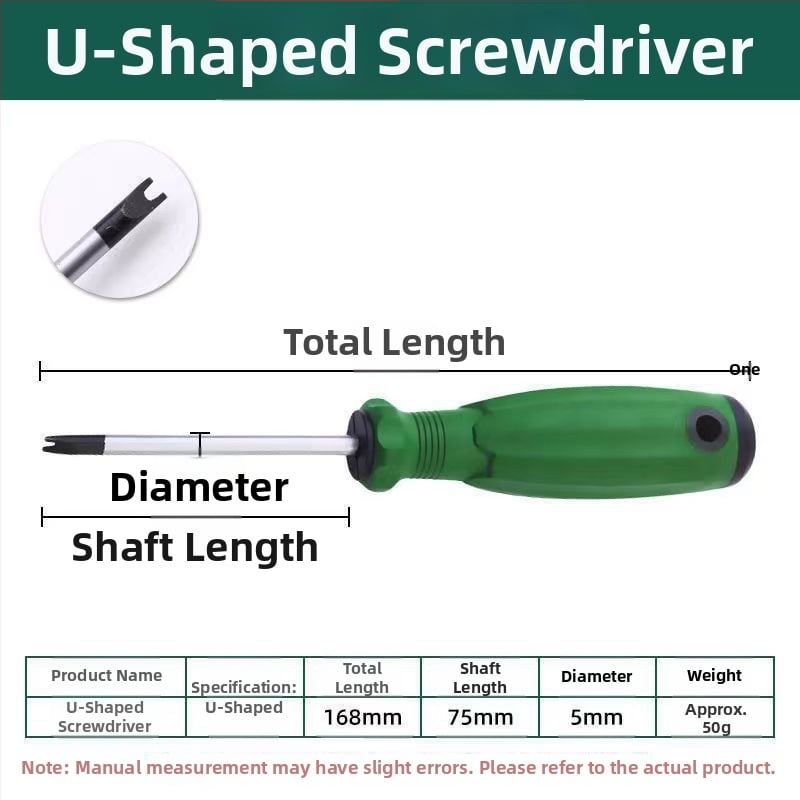 Specialiai suformuotas atsuktuvas su keliomis galvutėmis: U formos, vidinis kryžius, Y forma, plum blossom kryžius, trikampė; Cr-V plienas, neizoliuota, 60 g