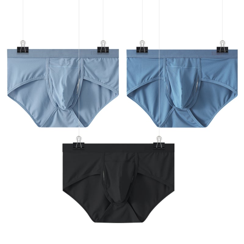 Slipuri pentru bărbați - Respirante, uscare rapidă (Nylon 80-90%, căptușeală de viscoză în zona inghinală, talie medie)