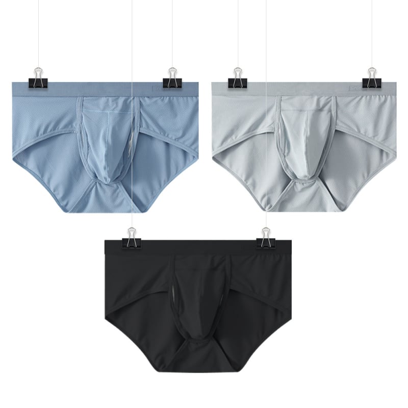 Slipuri pentru bărbați - Respirante, uscare rapidă (Nylon 80-90%, căptușeală de viscoză în zona inghinală, talie medie)