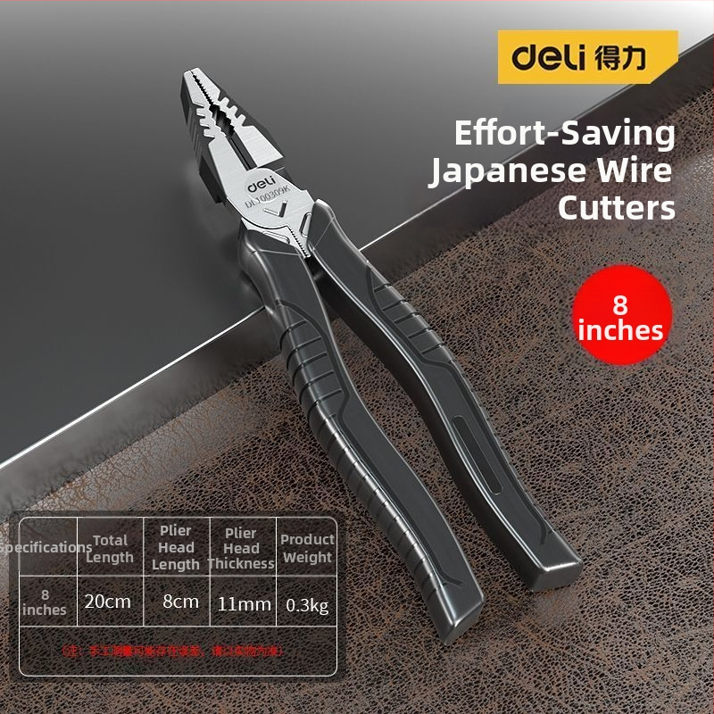 Deli електрически клещи, многофункционални за дома, индустриално качество, улесняващи работа, диагонално режещи и игловидни челюсти