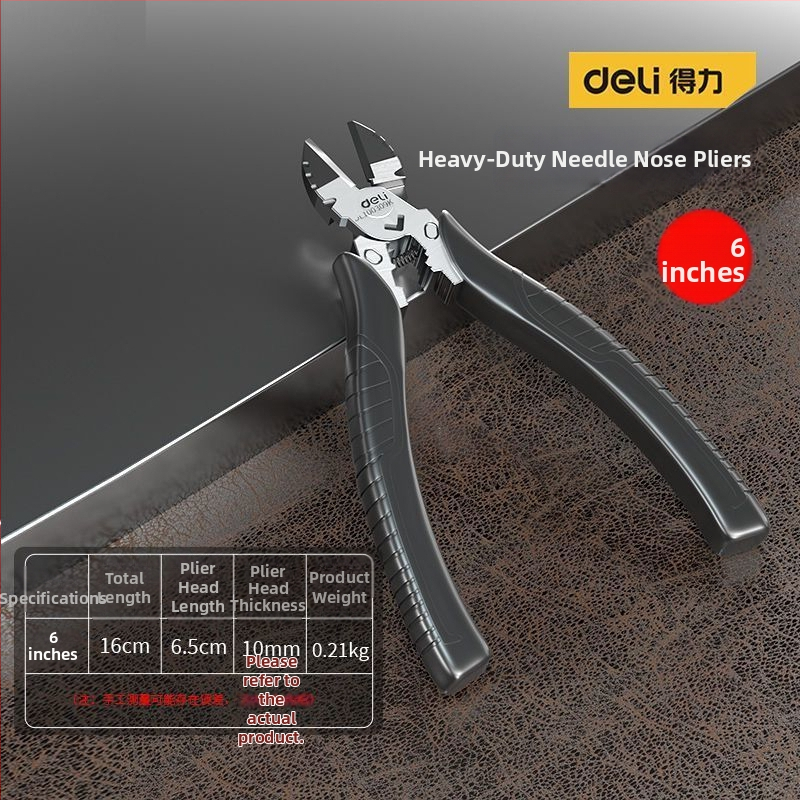 Deli електрически клещи, многофункционални за дома, индустриално качество, улесняващи работа, диагонално режещи и игловидни челюсти