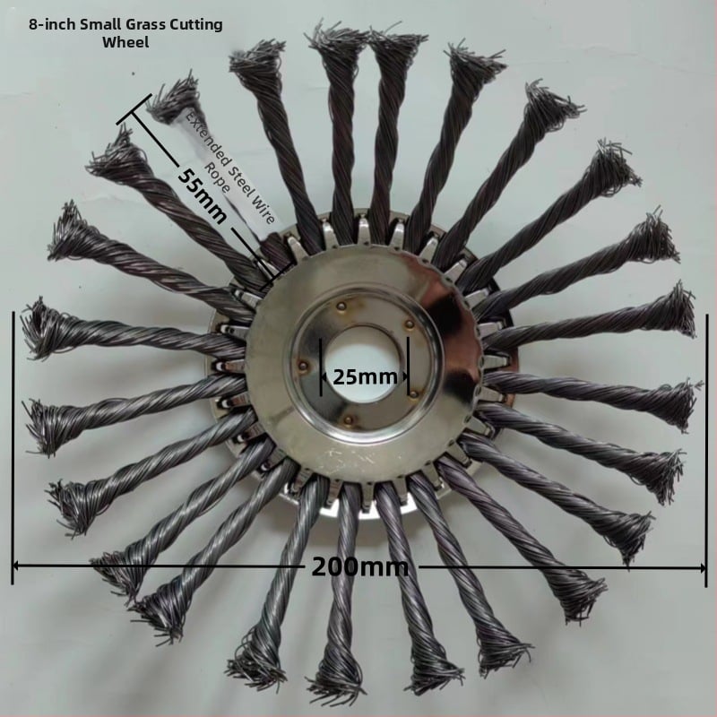 Κεφαλή ζιζανίων για χορτοκοπτικό με συρμάτινο χάλυβα — Dajia wang; για ζιζάνια, αφαίρεση βρύων και σκουριάς