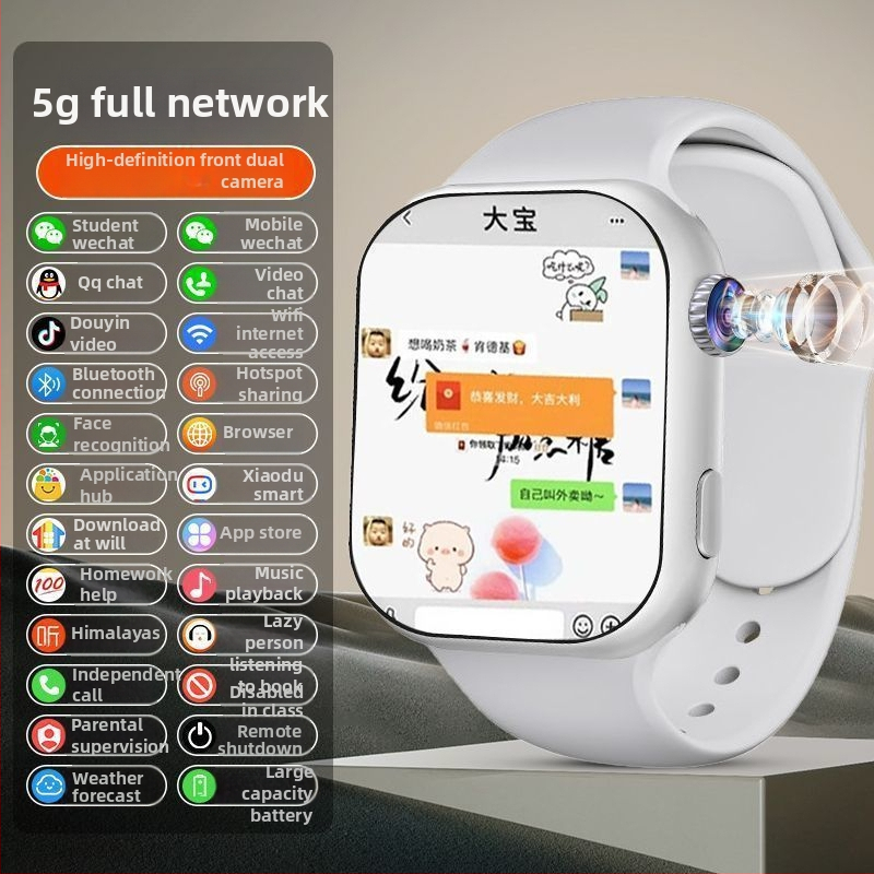 Έξυπνο ρολόι με υποστήριξη SIM, συμβατό Android, Bluetooth, οθόνη IPS, μπαταρία 7–14 ημερών