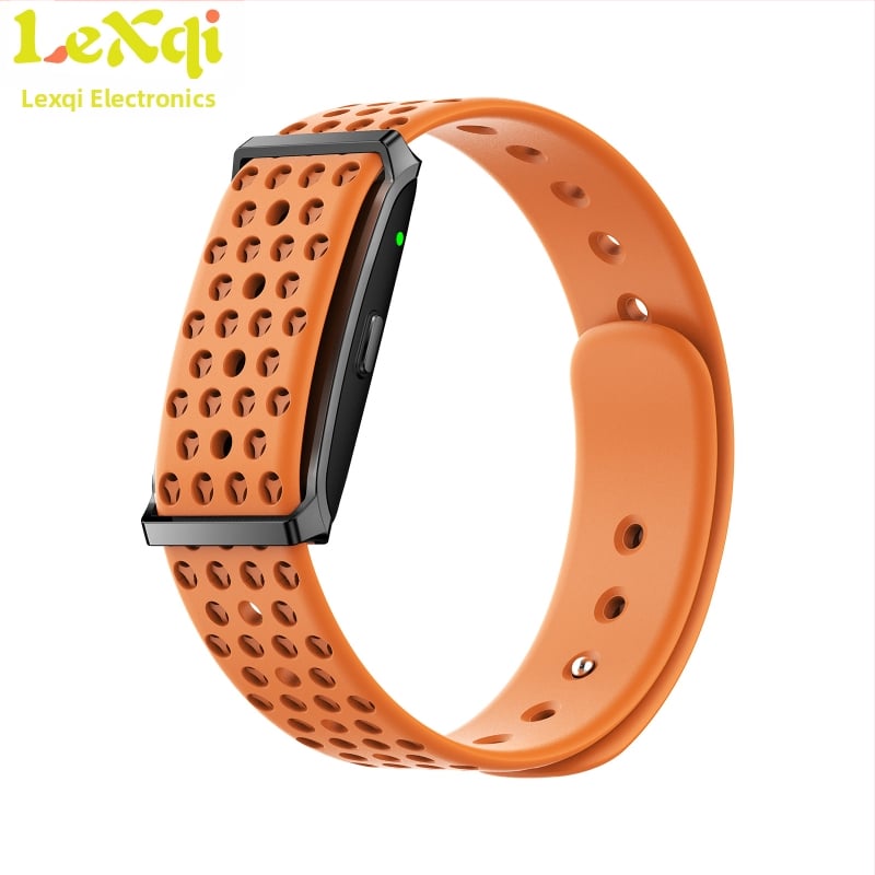 Smart ρολόι χωρίς οθόνη με παρακολούθηση καρδιακού ρυθμού, αρτηριακής πίεσης και οξυγόνωσης του αίματος, αδιάβροχο, αυτονομία μπαταρίας 21+ ημερών