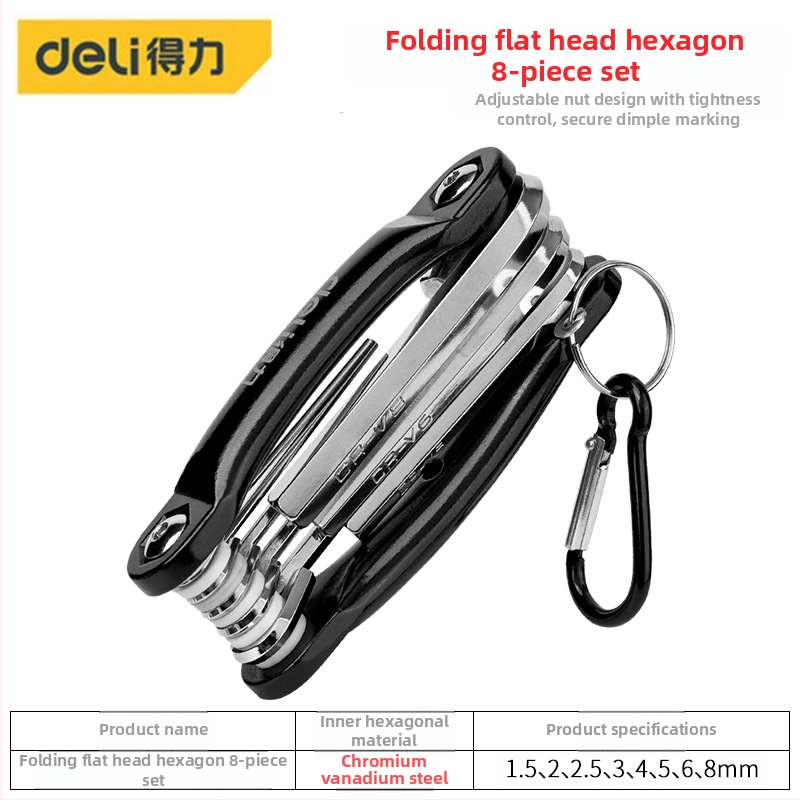 Set vnútorných šesťhranových kľúčov Allen, metrický rozsah, z chróm-vanádiovej/S2 ocele, niklované, L-tvar s guľovou hlavou, multifunkčný skrutkovač