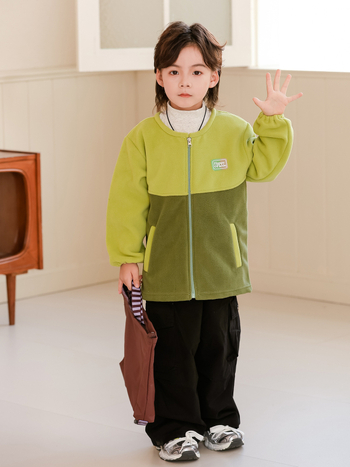 Gehuazi Gyermekeknek fleece-betéttes vízálló külsőruha ősz-télre, uniszex iskolai egyenruha kabát