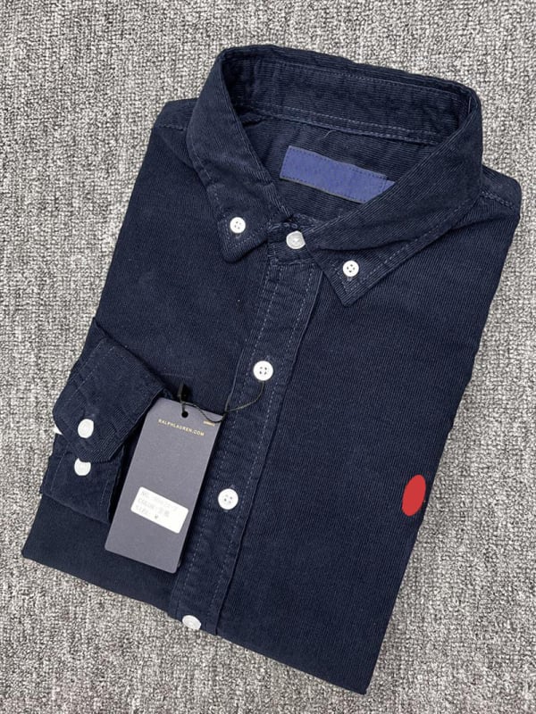 Meeste corduroy särk, ruudukujulise kraega, pikkade varrukatega, 100% puuvill