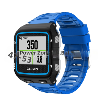 Silikónový náhradný remienok pre Garmin Forerunner 920XT s oceľovou sponou – Značka LONMGSHENG, Kompatibilný model: 30819717495, Hmotnosť: 23 g