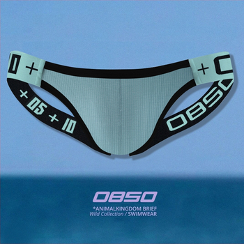 Pánske bavlnené thong s bulge kapsou, tesné prispôsobenie, T-back, nízky pás