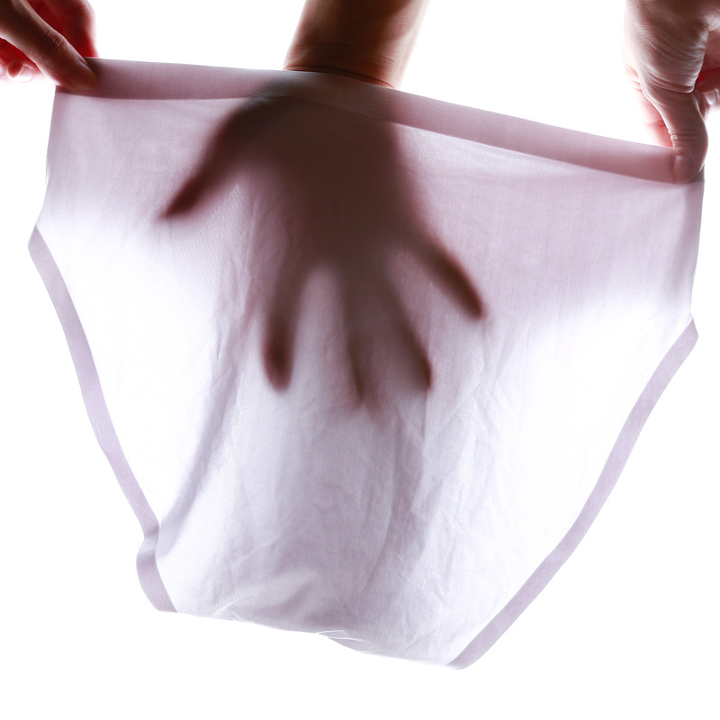 Ice Silk dišeće muško donje rublje za cross-dressing, bezšivno, 3D mikroporozno, pamukova podstava