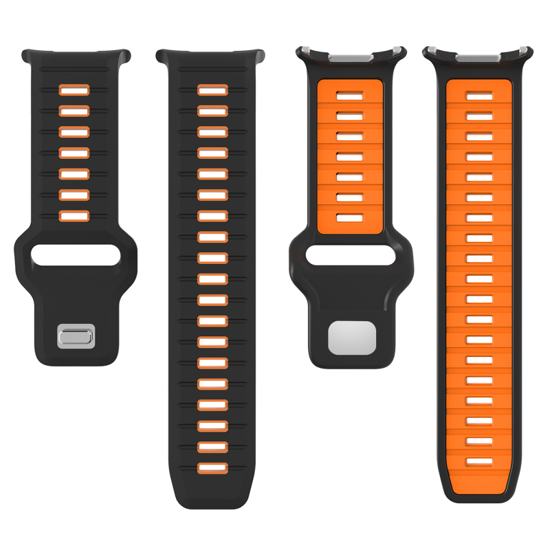 Dvobojni silikon sportski remen za Samsung Galaxy Watch Ultra2, 47 mm