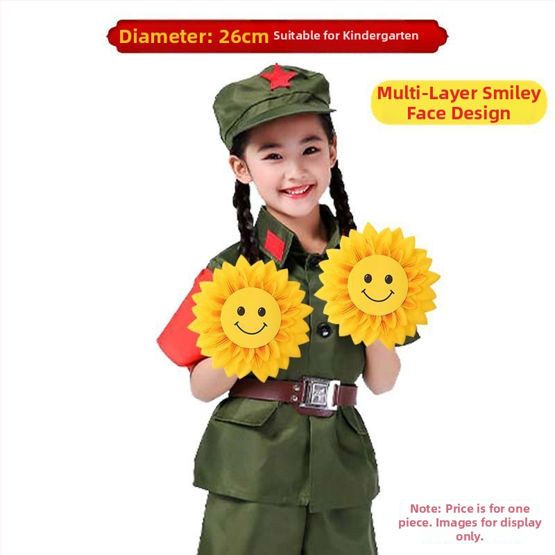 Слънчогледов реквизит за сценични изпълнения – ръчно държан танцов аксесоар, марка a ride, за възрастни, Пролет 2025