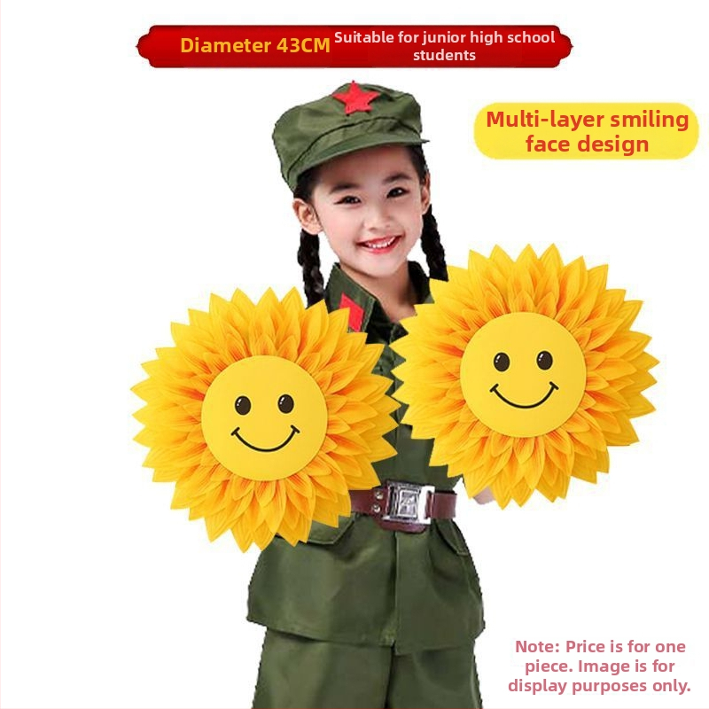 Слънчогледов реквизит за сценични изпълнения – ръчно държан танцов аксесоар, марка a ride, за възрастни, Пролет 2025