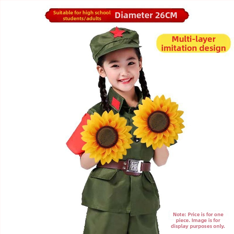 Слънчогледов реквизит за сценични изпълнения – ръчно държан танцов аксесоар, марка a ride, за възрастни, Пролет 2025